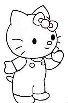 coloriage hello kitty